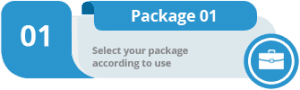 Select your packages according to use.