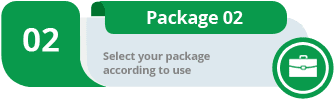 Choose from a variety of packages tailored to your specific needs and usage.