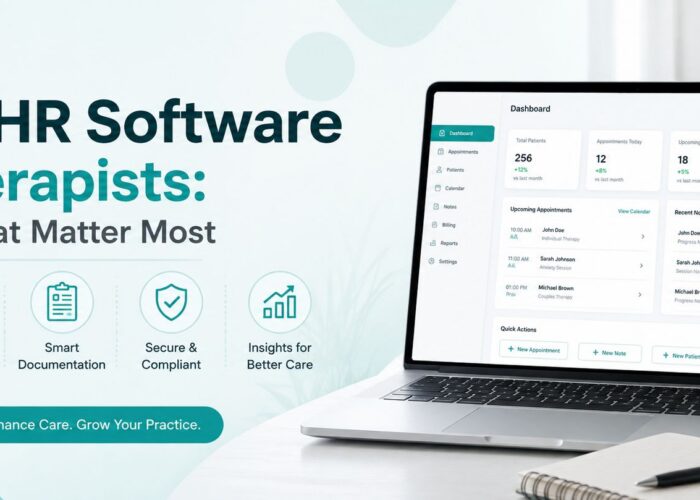Best EHR Software for Therapists: Features That Matter Most