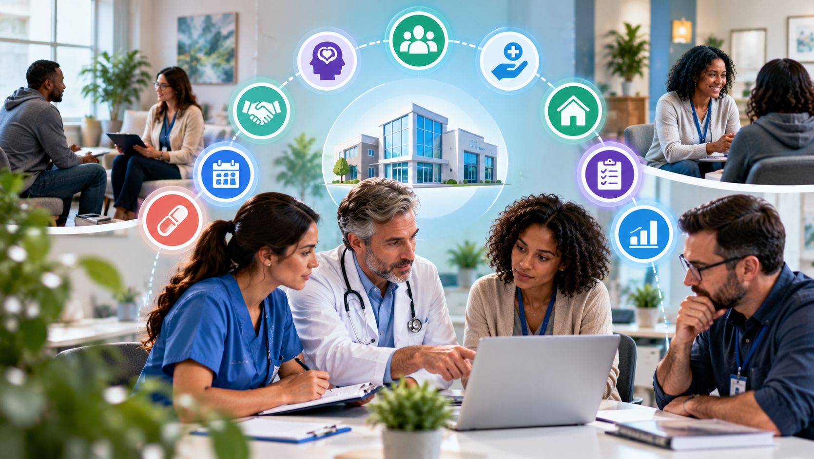 EHR software for CCBHC supporting integrated behavioral health care, clinical documentation, care coordination, and patient management.