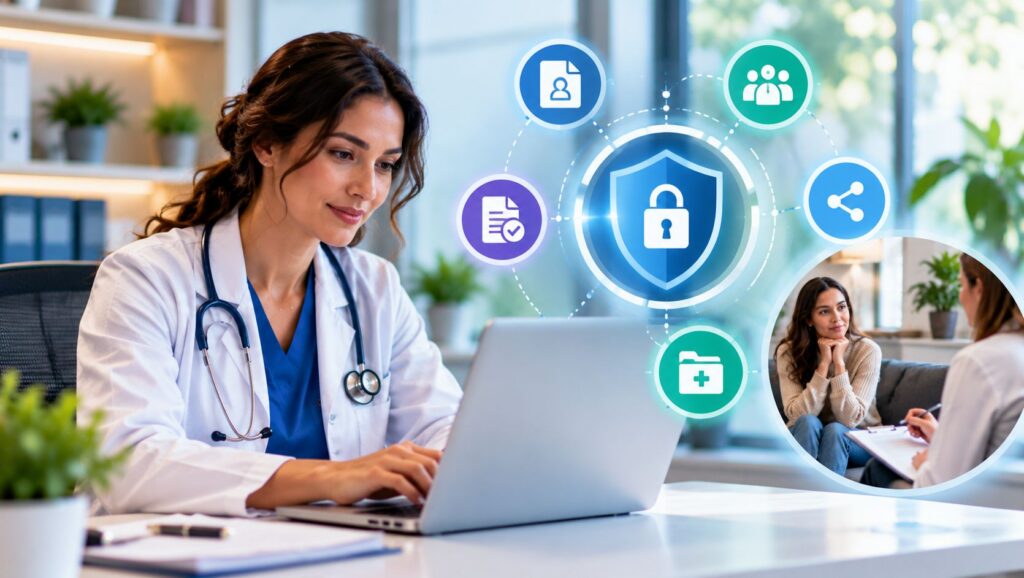 42 CFR Part 2 compliant EHR supporting secure behavioral health records and patient privacy