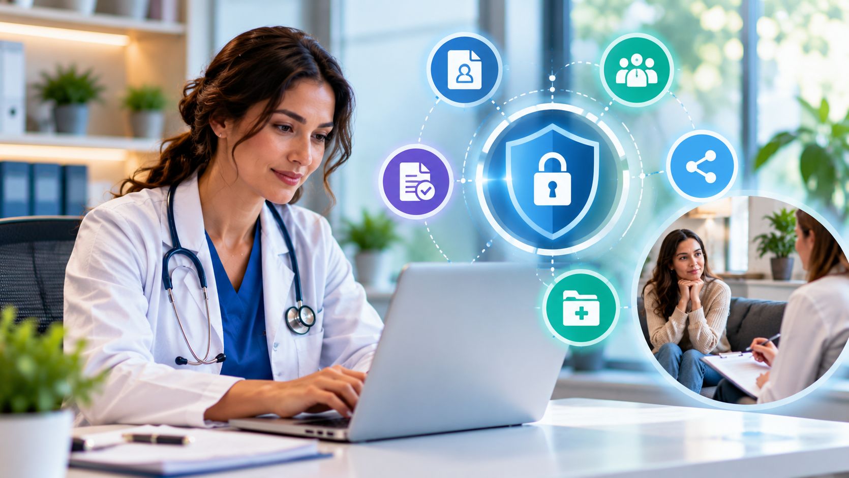 42 CFR Part 2 compliant EHR supporting secure behavioral health records and patient privacy