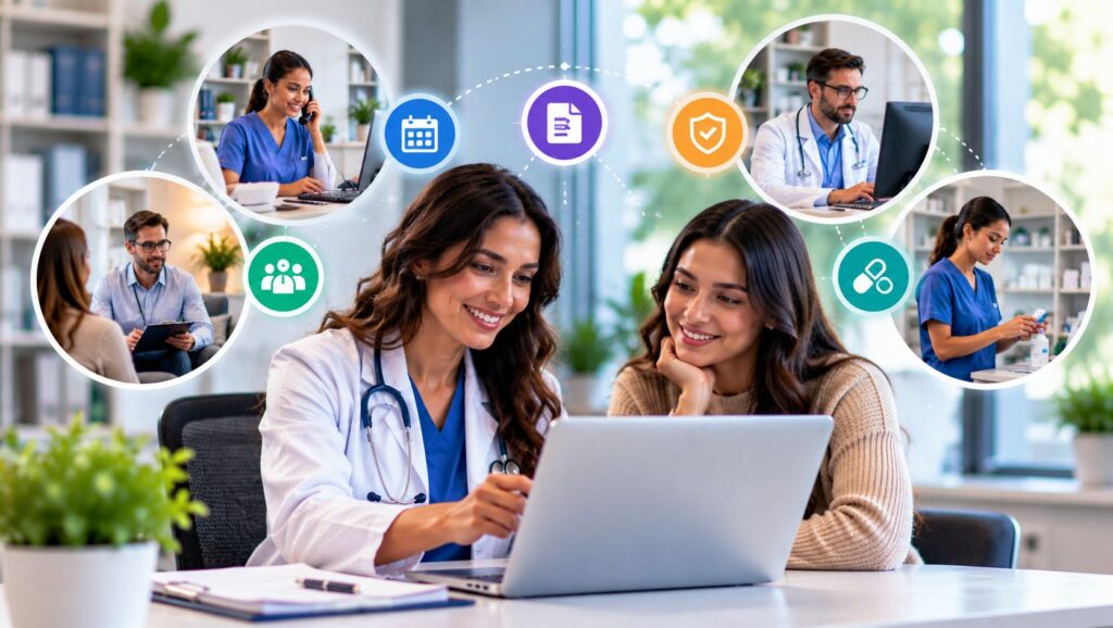 Addiction treatment EMR software improving clinical workflows, patient management, and care coordination
