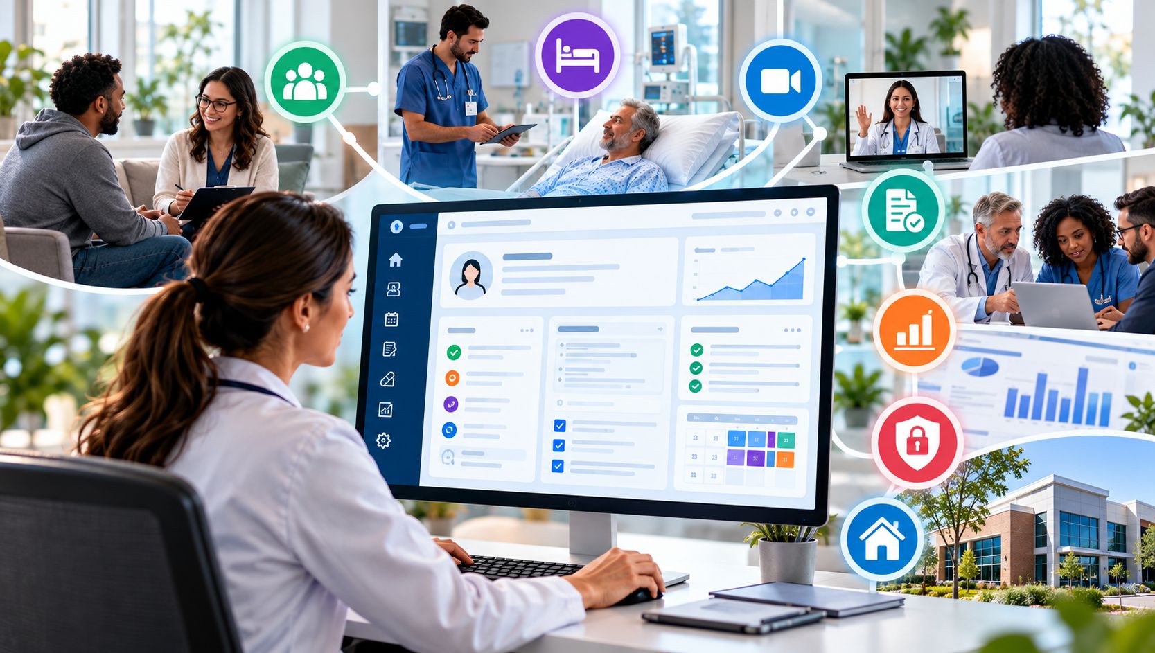 Psychiatric EHR software supporting clinical documentation, patient management, treatment planning, telehealth, and integrated hospital workflows.