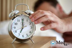 An alarm clock with medz management software.