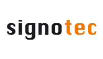 The logo of Signotec on a transparent background