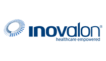 The logo for inovaon healthcare empowered with medical software solutions.